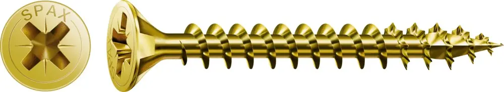 Commande En Gros Vis tête fraisée PZ 3,5 x 16 mm par 200 SPAX