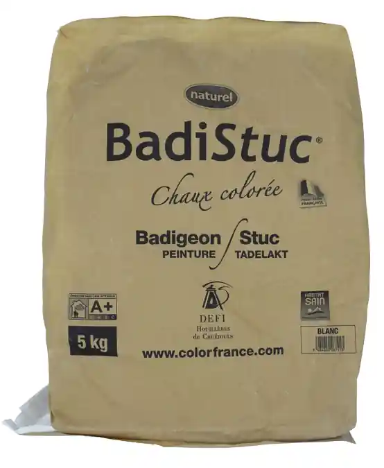 Promotion Badistuc blanc sac 5kg COLOR FRANCE