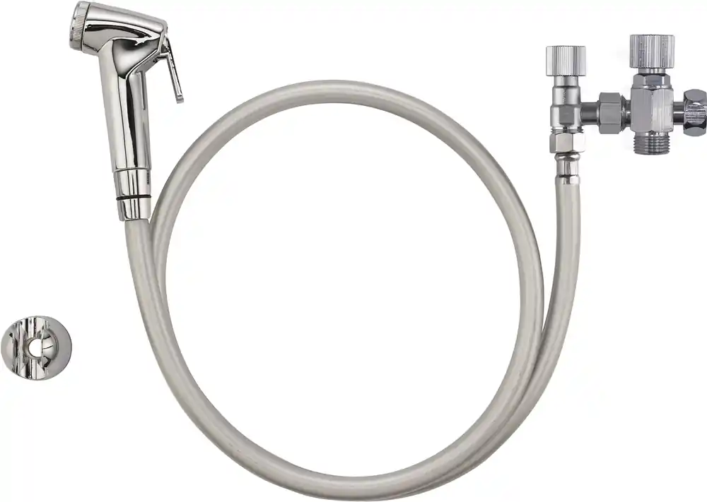 Nouveauté Pack hygiène pour WC avec douchette Abs chromé QUICK PLOMBERIE