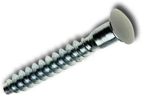 Goujons acier nickelé - Marron - 2 pièces 7 x 50 mm V-WAX Vente Directe