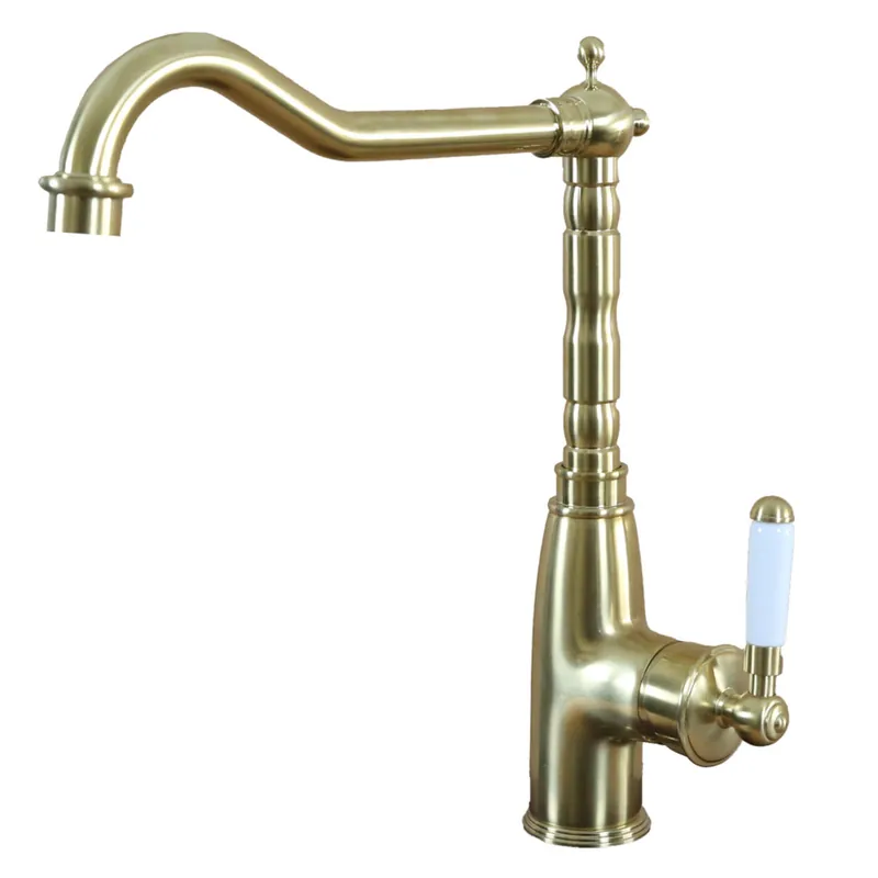 Pas Cher Robinet de cuisine Or Leeds - ESSEBAGNO