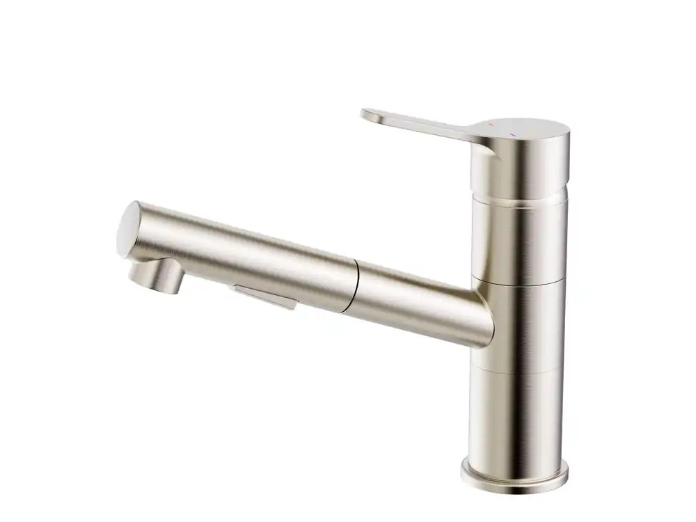 Robinet de cuisine avec douchette Inox New Silo M - ESSEBAGNO Quantité Limitée