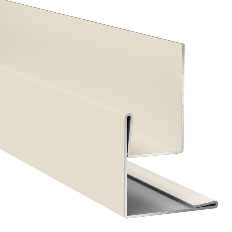 Profilé d‘angle extérieur/retour de tableau alu bardage Hardie Plank VL sable clair - longueur 3000 mm - JAMES HARDIE Prix Promo