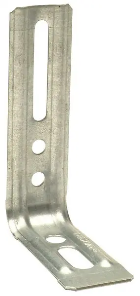 Équerre nervurée droite acier 100x70x30mm ép. 1,5mm SIMPSON Quantité Limitée