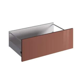 Seulement Aujourd'hui Façade tiroir pour meuble de cuisine Glossy terracotta brillant 27,6 x 80 cm OFITRES