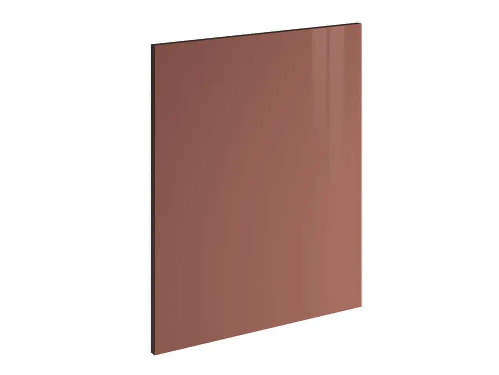Joue de finition pour meuble bas de cuisine Glossy terracotta brillant 70 x 57 cm OFITRES Prix Promo