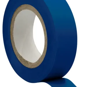 Klauke Ruban Isolant PVC usage courant Bleu HELLERMANNTYTON Nouvel Arrivage
