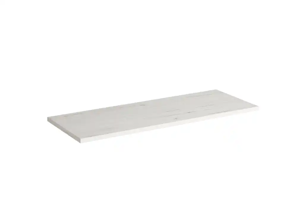 Authentique Tablette décorative effet bois clair Nature syncron blanchi 80 x 30 cm OFITRES