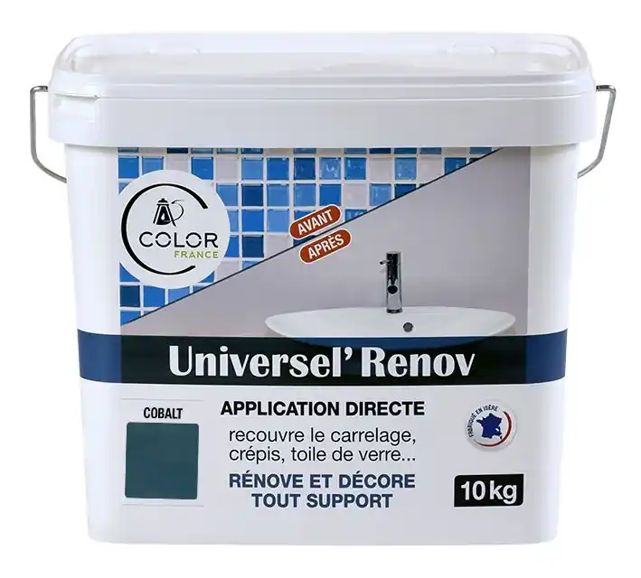 Dernier Modèle UNIVERSEL RENOV Bleu Foncé COBALT 10kg COLOR FRANCE
