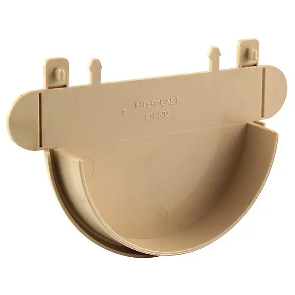 Solde Fond de gouttière ronde PVC - Universel dév.160 - Sable FITT