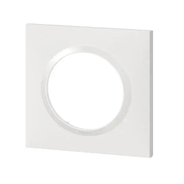 Haute Qualité Plaque Dooxie 1 poste - Plastique - Blanc - 1 module LEGRAND