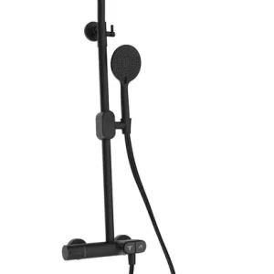 Colonne de douche 3 jets thermostatique noire Switchéa EUROSANIT Promotion