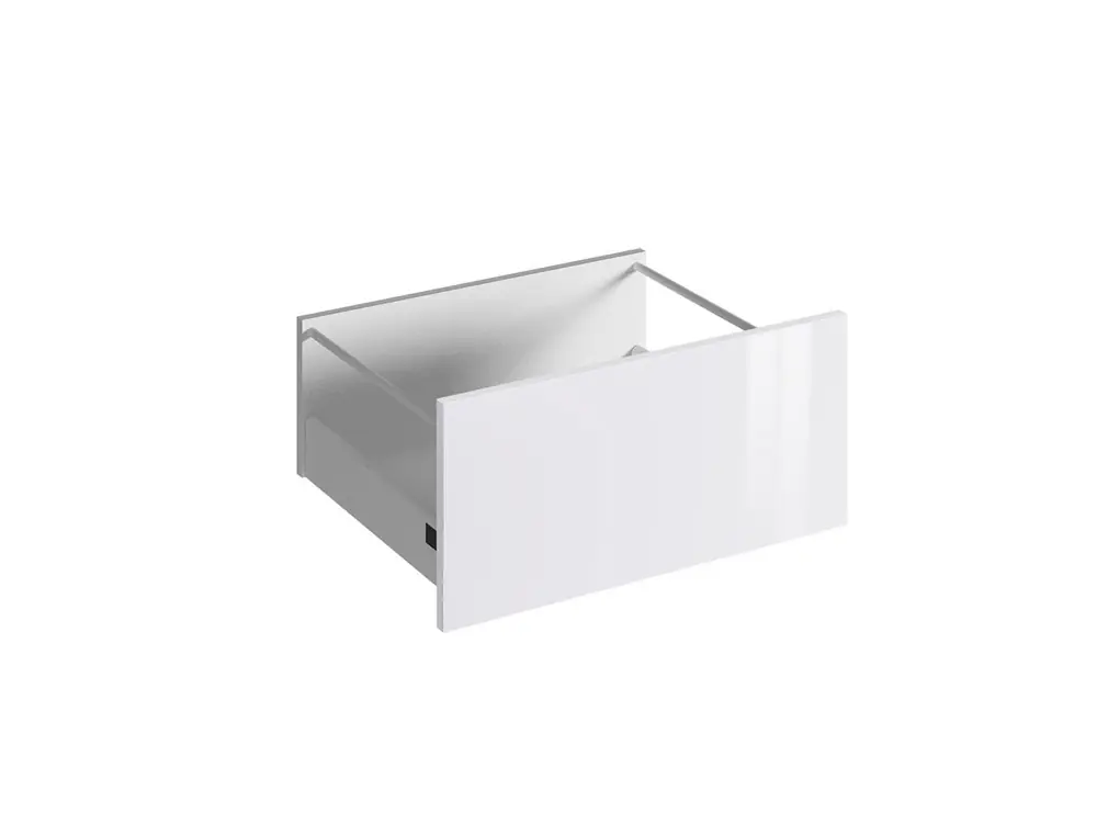 Façade tiroir pour meuble de cuisine Glossy blanc polaire brillant 27,6 x 60 cm OFITRES Pas Cher