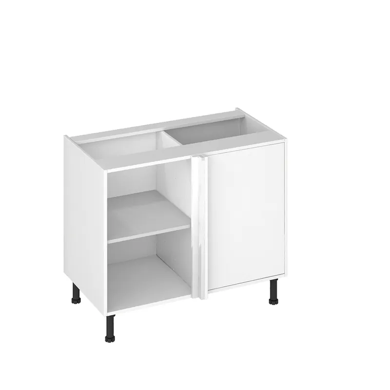 Achetez Aujourd'hui Fileur d‘angle pour meuble de cuisine Glossy blanc polaire brillant 70 x 4,6 x 4,6 cm OFITRES