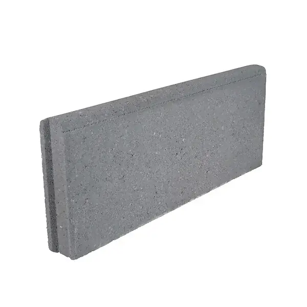 Bordure lisse emboitement - Anthracite - 20x50cm Ep.5cm NEXTERIA Remise