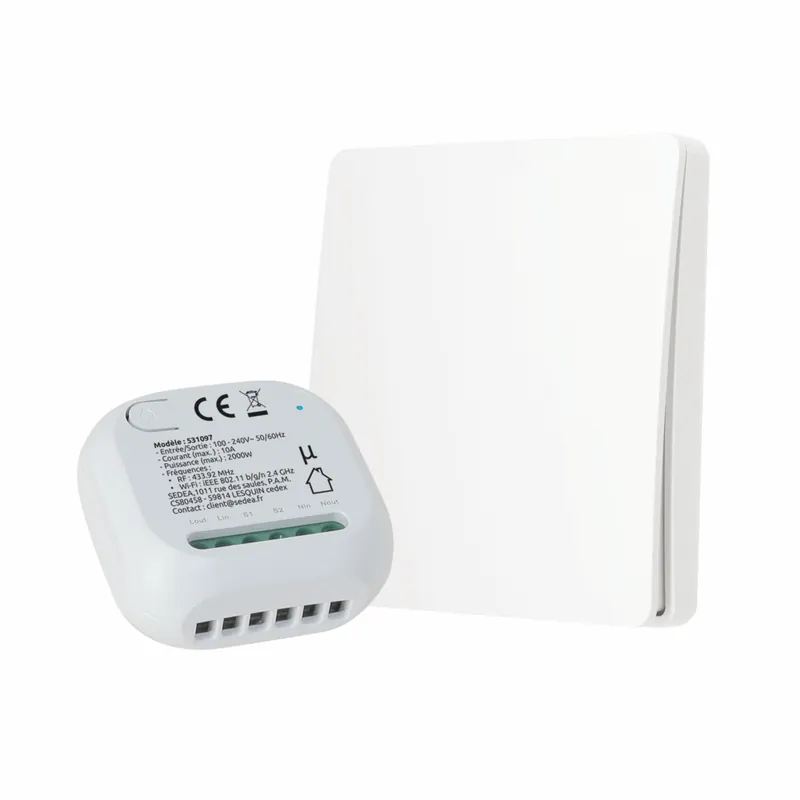Interrupteur sans fil et sans pile + micro module WiFi - SEDEA Achetez Aujourd'hui