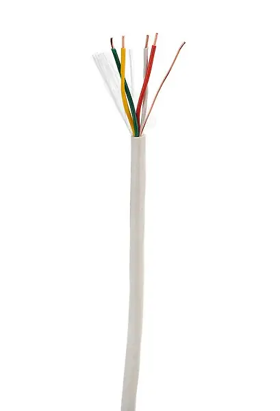 Seulement Aujourd'hui Câble portier 2 paires 0,6 mm² Ivoire à la coupe NEXANS