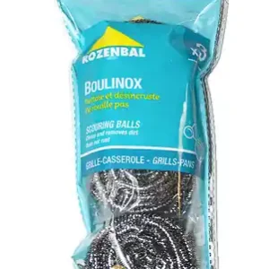 Prix Cassé Tampon à récurer inox boulinox - Lot de 3 ROZENBAL