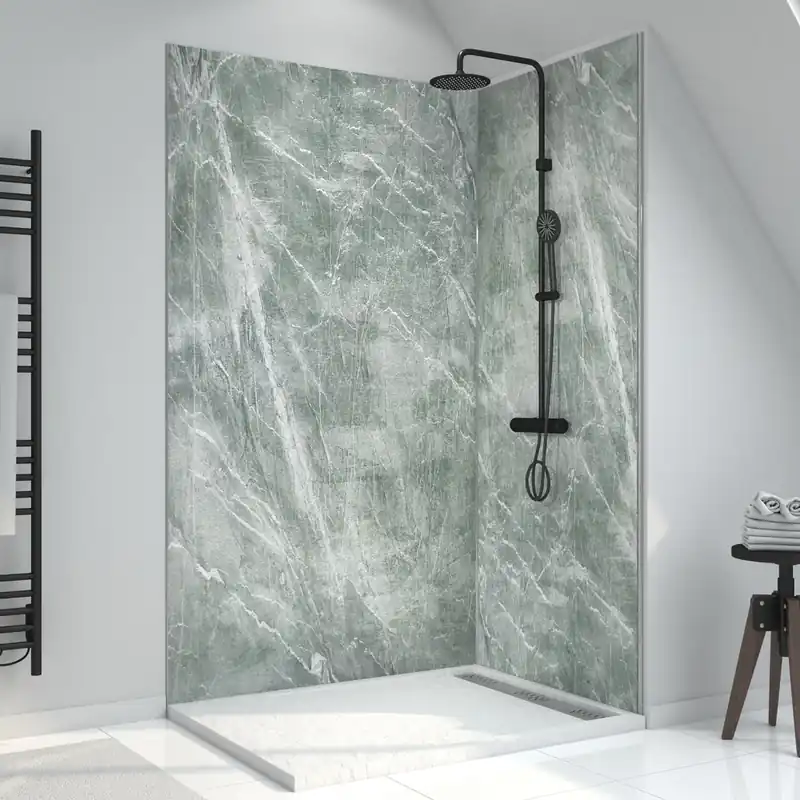 Panneau mural de douche pierre Artic Green 120 x 210 cm AURLANE Retour Gratuit