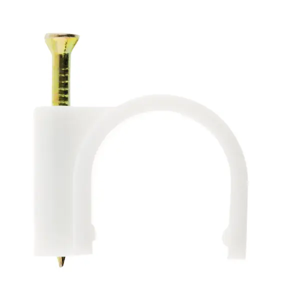 Promotion 100 attaches de câble - Blanc - D6 - Lot de 100 ZENITECH