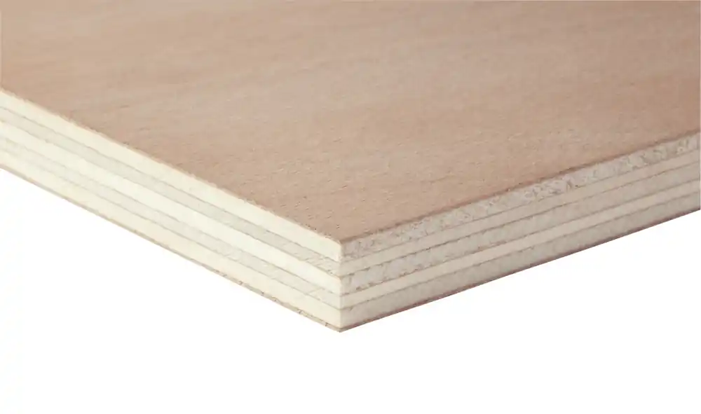 Panneau contreplaqué bois exotique peuplier/eucalyptus intérieur/extérieur - 5 x 1220 x 2500 mm - AJ TIMBER Dernière Chance