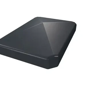 Dernière Chance Chapeau PVC ADELE - Gris anthracite - 9x6x2cm ALTONA
