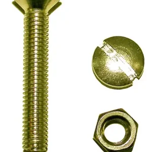 12 boulons tff ac laiton 3x16mm Satisfait Ou Remboursé