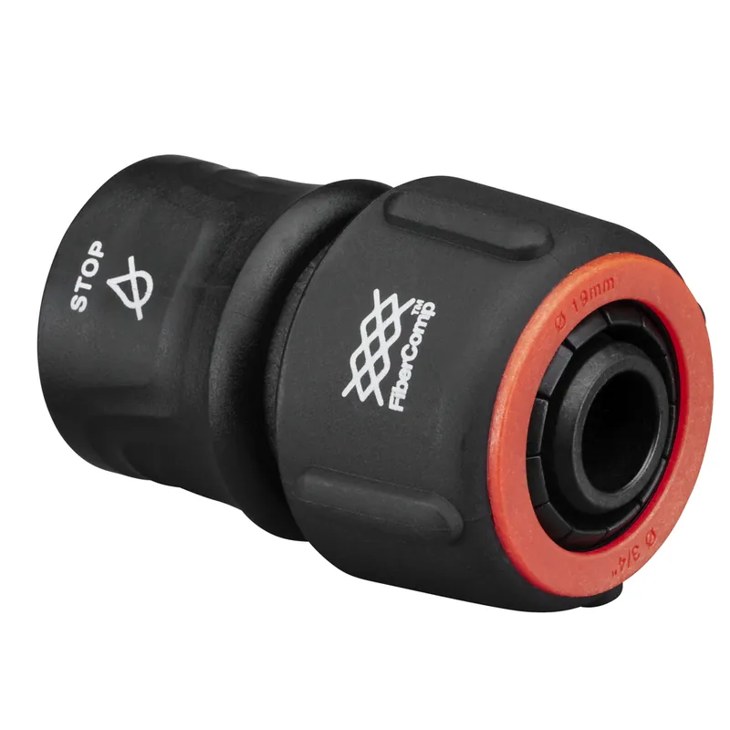 Nouvel Arrivage Raccord de tuyau rapide Aquastop FiberCompTM, 19 mm Fiskars