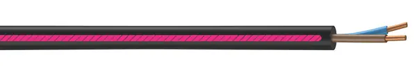 Câble électrique U1000 R2V 2x1.5mm2 - Rigide - Noir NEXANS Offre Limitée