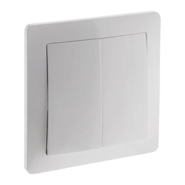 Réduction Va-et-vient double en saillie à bornes automatiques - Blanc - Orys -Zenitech