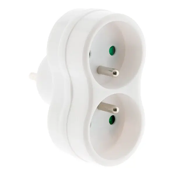 Offre Du Jour Multiprise biplite 2x16A - Blanc - Zenitech