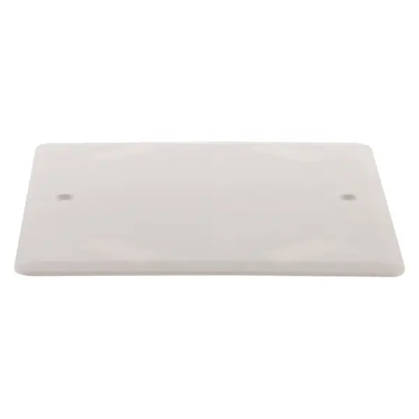 Couvercle carré 100x100mm + vis - Blanc - Zenitech Nouvel Arrivage