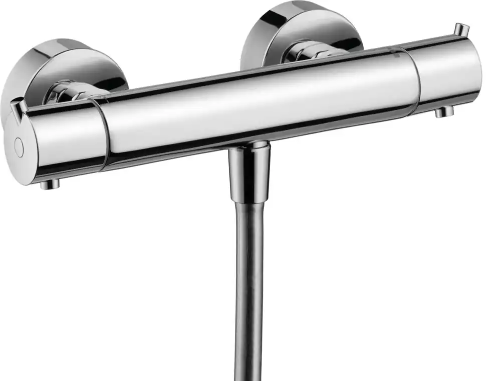 Mitigeur thermostatique de douche Chrome Ecostat S - HANSGROHE Commander Maintenant
