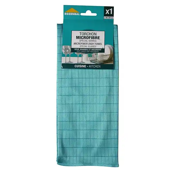 Prix Réduit Torchon microfibre verre - 40x60 cm - Anti-traces ROZENBAL