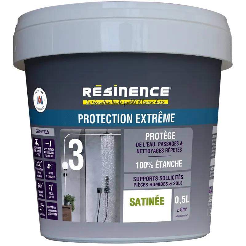 Bon Marché Résine de finition minérale extrême satin 500 ml RESINENCE