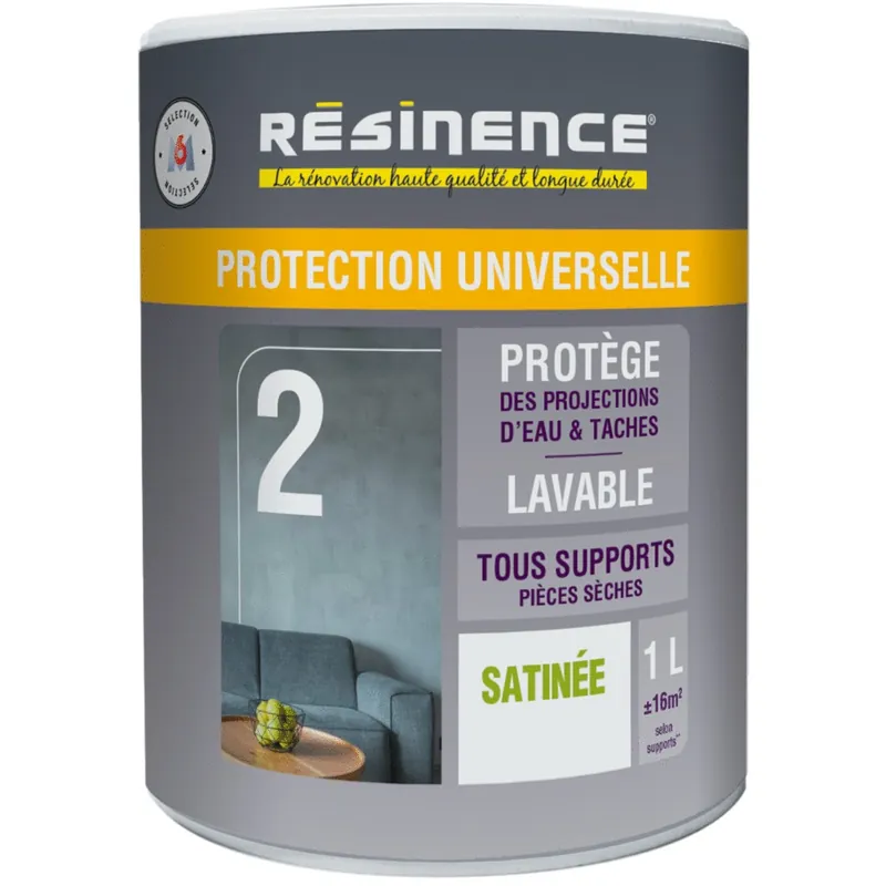 Résine de protection universelle satin 1 litre RESINENCE Quantité Limitée