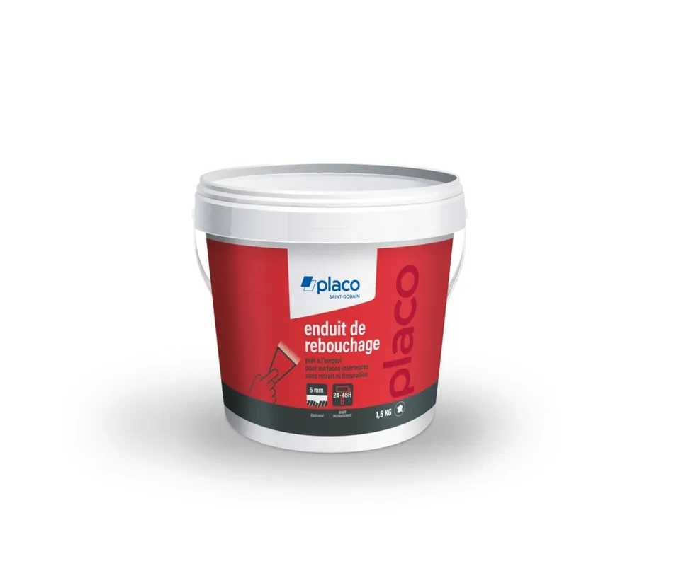 Enduit de rebouchage prêt à l‘emploi - 1,5 kg - Placo® Petit Prix