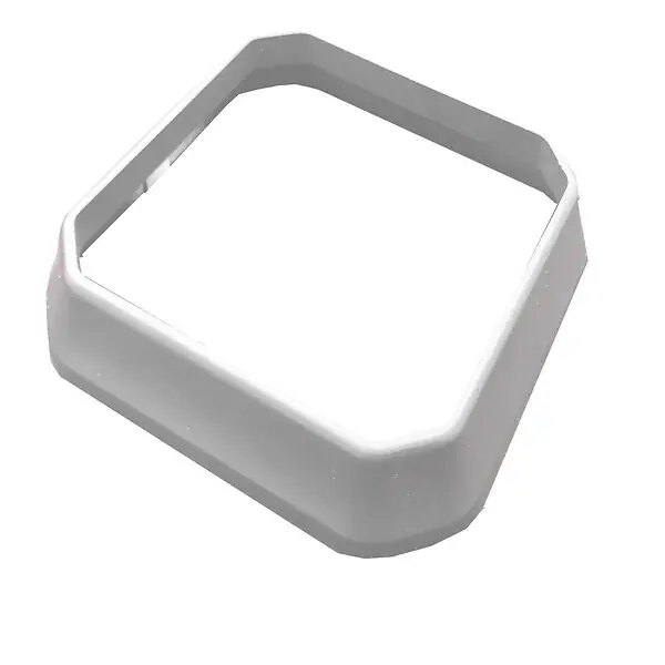 Nouvel Arrivage Embase poteau angle PVC Adele - Blanc - 90x90mm ALTONA