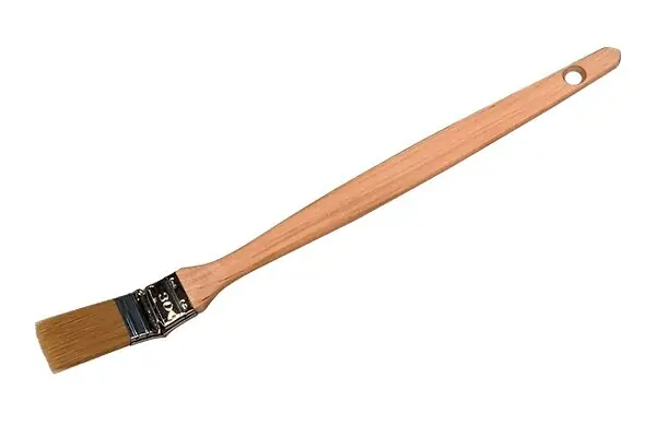 Pinceau radiateur virole coudée - Poils naturels - L 30mm SAVY Commande En Gros