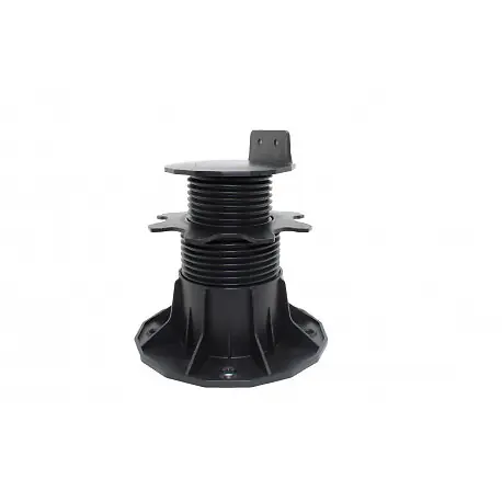 PLOT RÉGLABLE DE 66 À 145 MM POUR TERRASSE BOIS ET COMPOSITE Noir MCCOVER Réduction