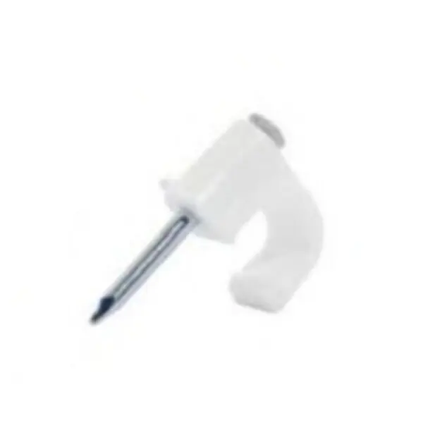 Lot de 100 clips de fixation 9 mm - Blanc - Chacon Offre Spéciale