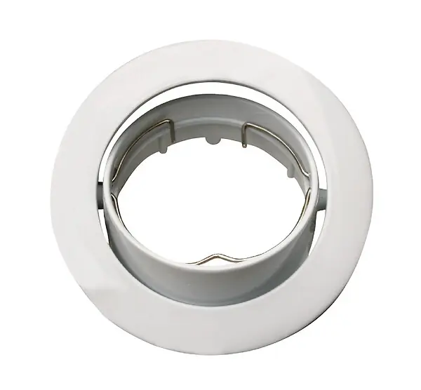 Promotion Saisonnière Anneau orientable aluminium blanc Diam.8cm EASYLIGHT