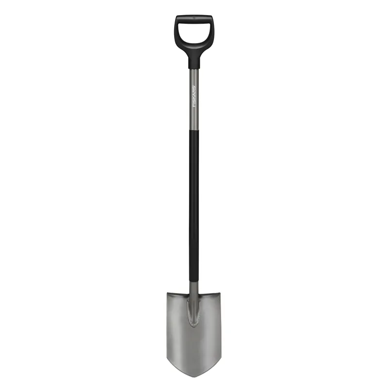 Offre Limitée Bêche métal ErgonomicTM à bords pointus 125 cm FISKARS