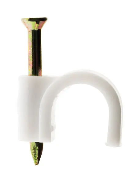 Top Vente 100 attaches clips - Blanc - Diam.9 mm ZENITECH