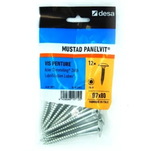 Vis de pose filetage partiel Torx 7 x 80 mm par 12 MUSTAD Solde