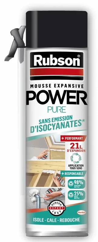 Mousse Expansive Power Pure 500 ml RUBSON Prix Réduit