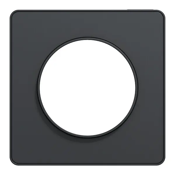 Plaque de finition Odace Touch Anthracite 1 poste SCHNEIDER ELECTRIC Must-Have