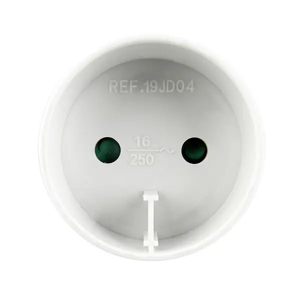 Adaptateur 6A/16A - Plastique isolant - Blanc ZENITECH Offre Exclusive