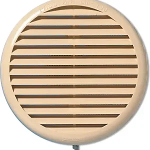 Grille à clipser ronde - Sable - Diam.80-125mm AUTOGYRE Nouveauté