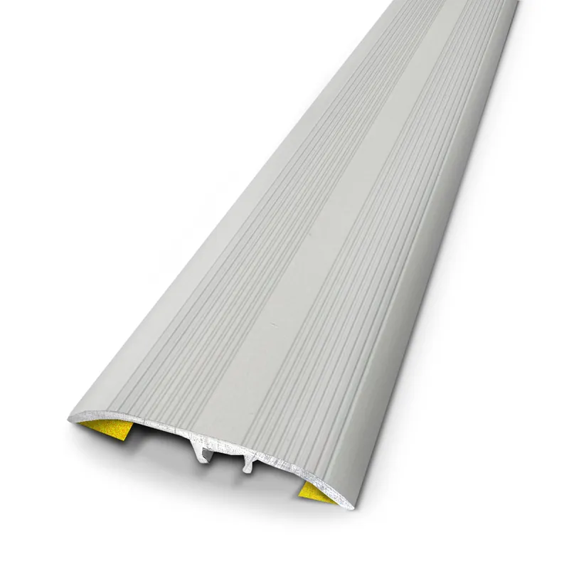 Certifié Barre de seuil universelle aluminium naturel strié 3,7 x 83 cm GERFLOR